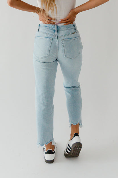 Kancan Striped Straight Jeans