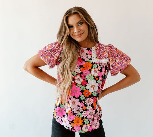 Everly Floral Top
