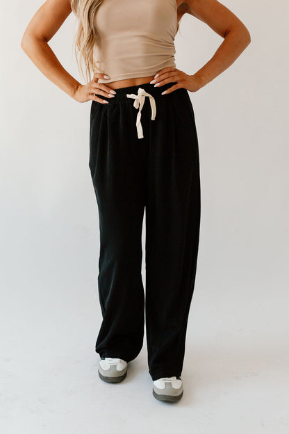 Kylie Rib-Knit Lounge Pants