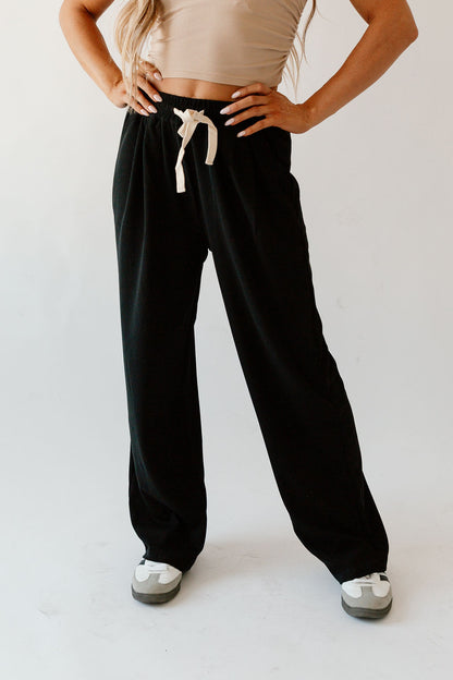 Kylie Rib-Knit Lounge Pants