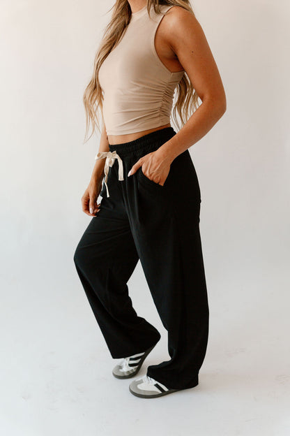 Kylie Rib-Knit Lounge Pants