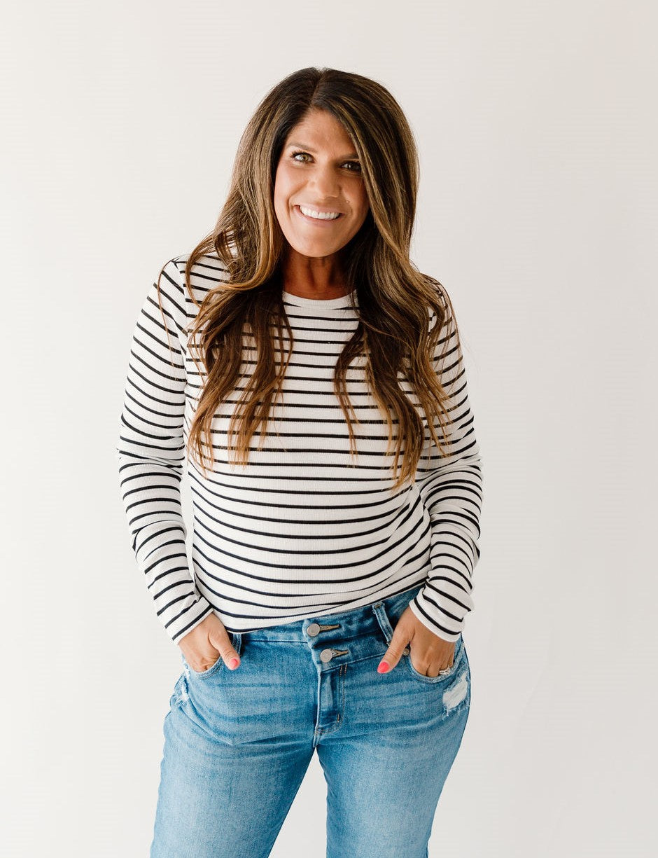 August Striped Top