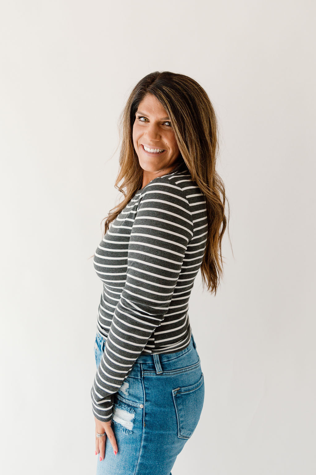 August Striped Top