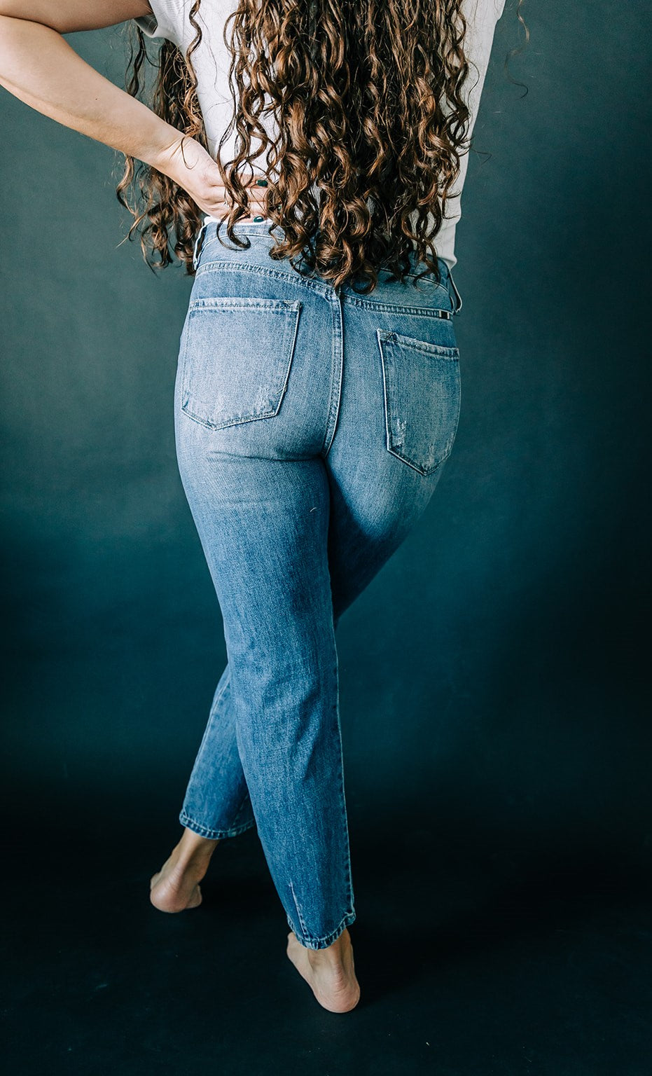 Kancan High-Rise Mom Jeans