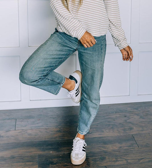 Kancan Stretchy Barrel Jeans