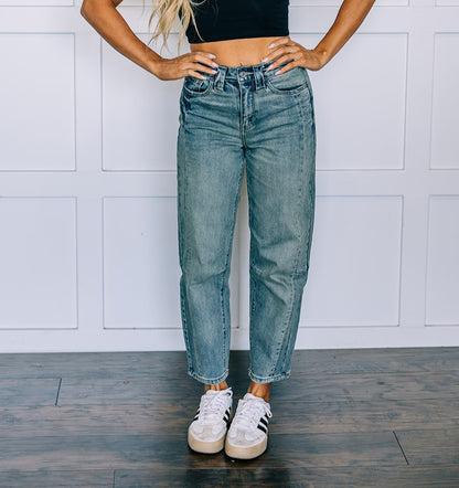 Kancan Stretchy Barrel Jeans