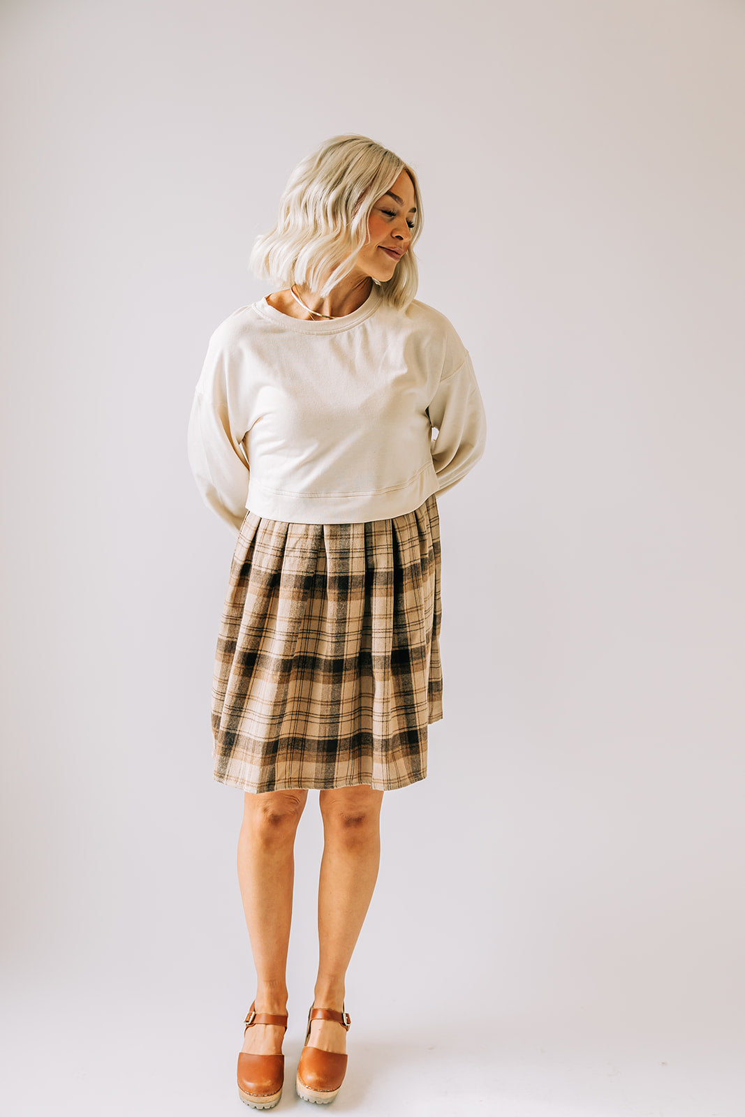 Cora Plaid Dress