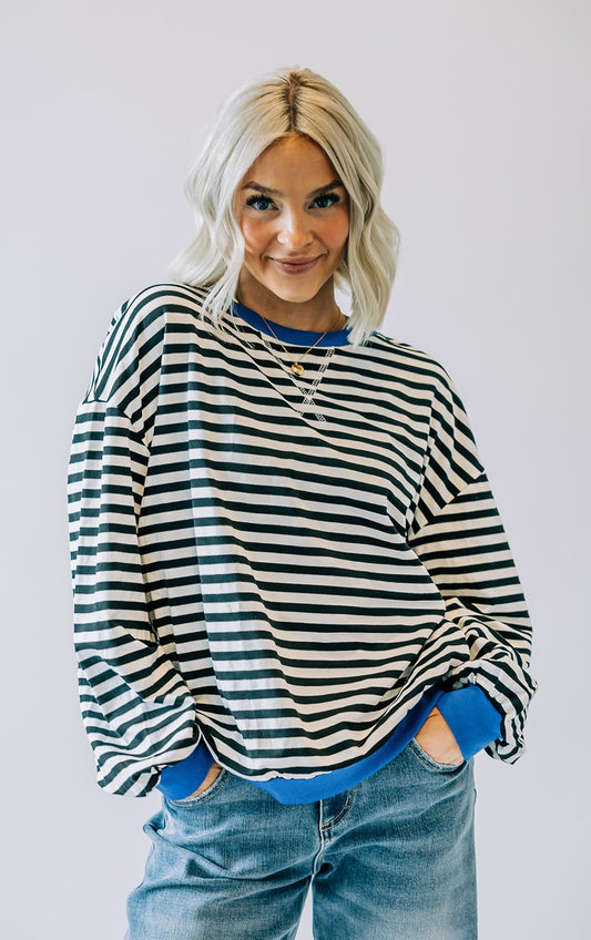 Tai Striped Sweatshirt