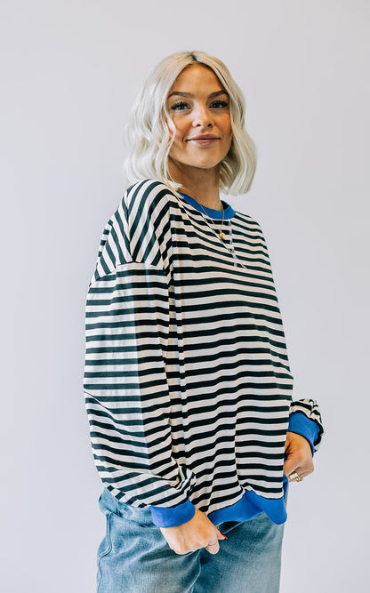 Tai Striped Sweatshirt