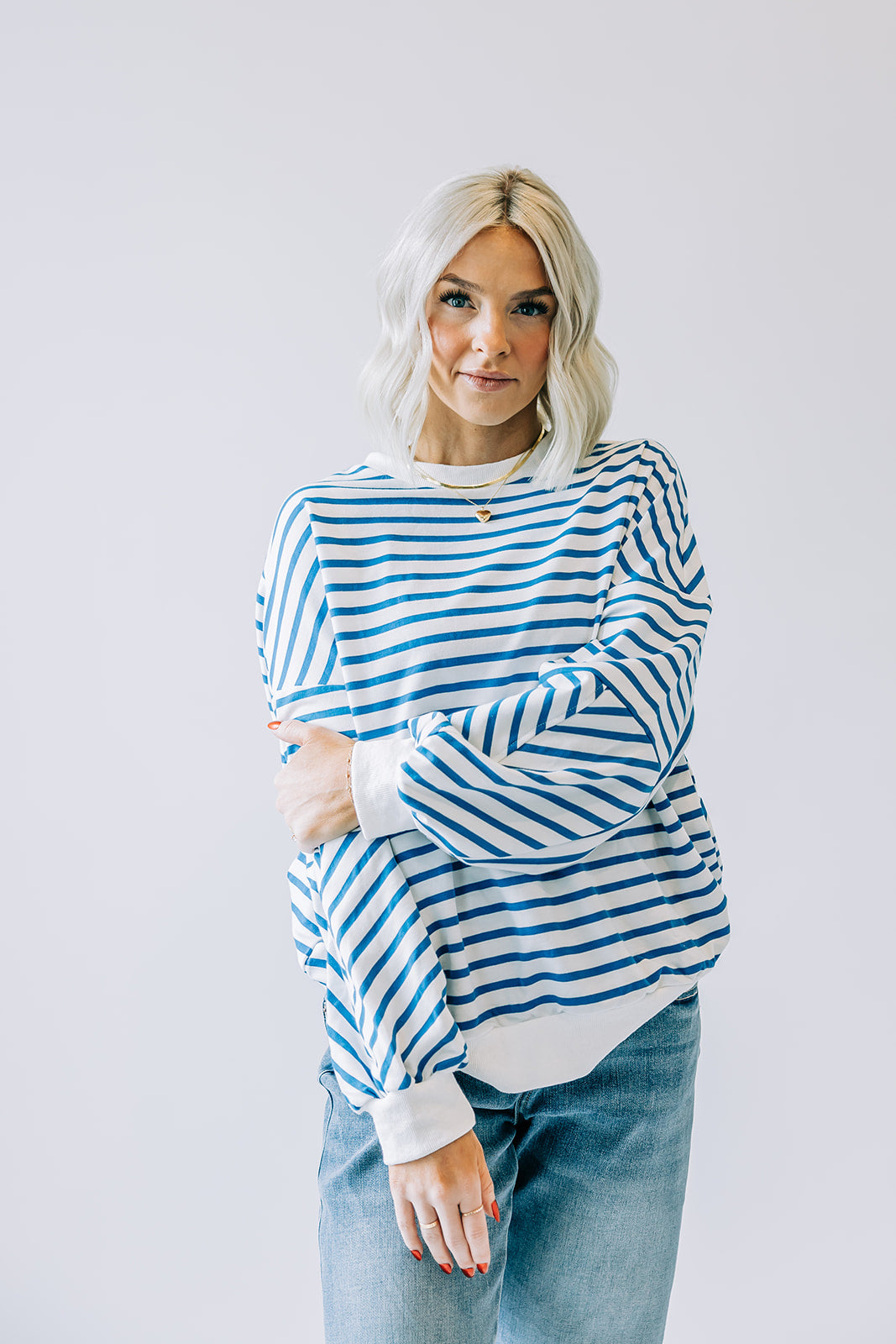 Spencer Striped Sweatshirt