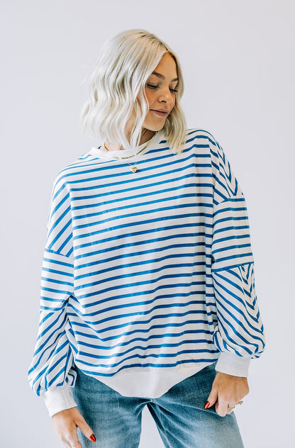 Spencer Striped Sweatshirt