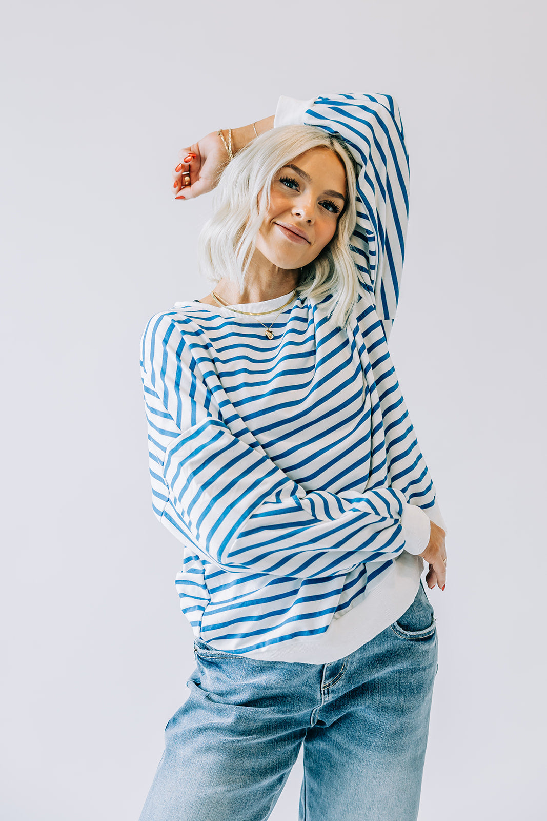 Spencer Striped Sweatshirt