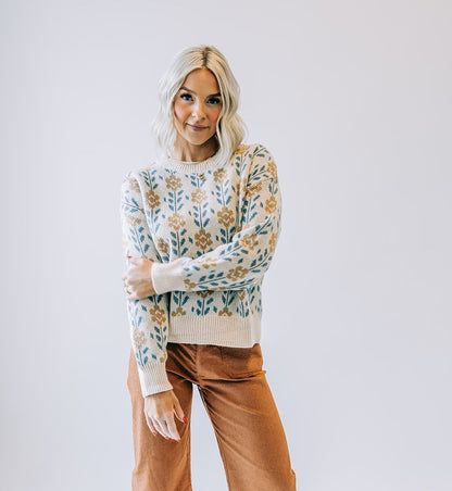 Collins Floral Sweater