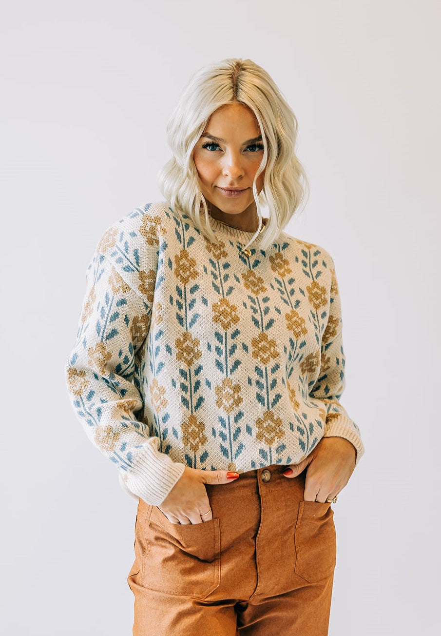 Collins Floral Sweater