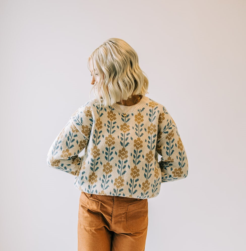 Collins Floral Sweater