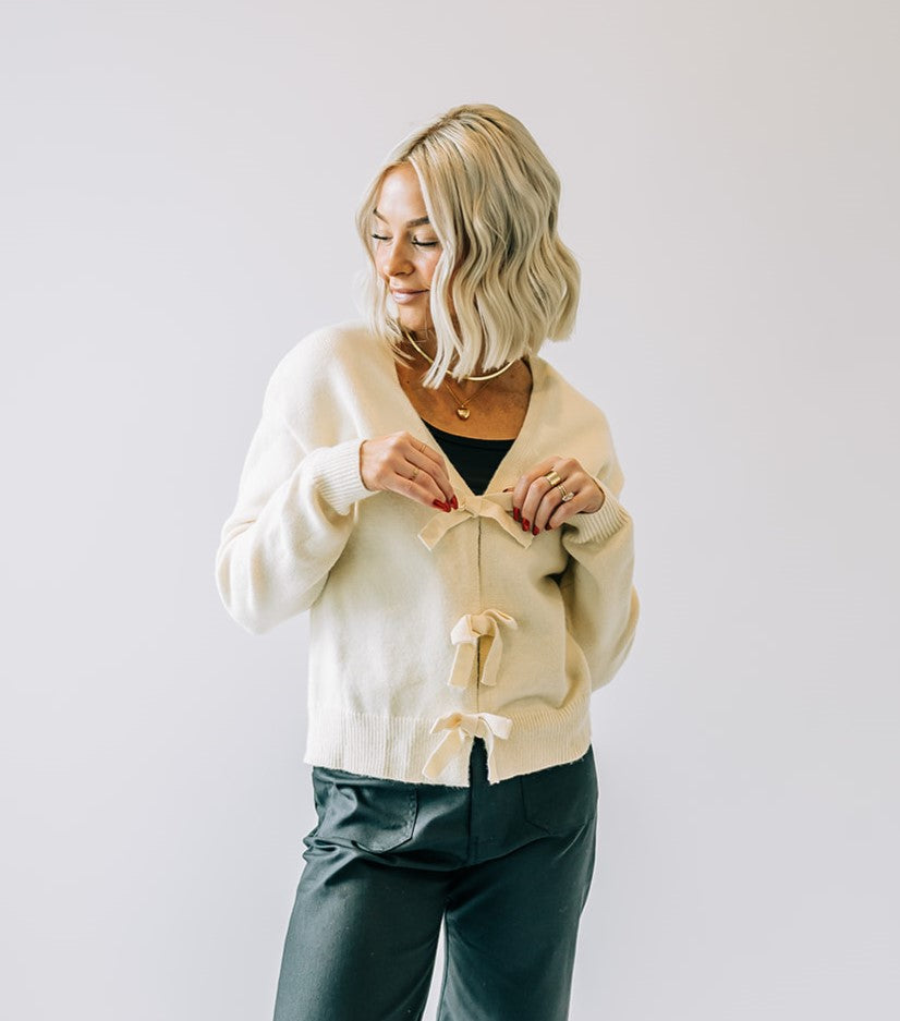 Kass Bow Cardigan