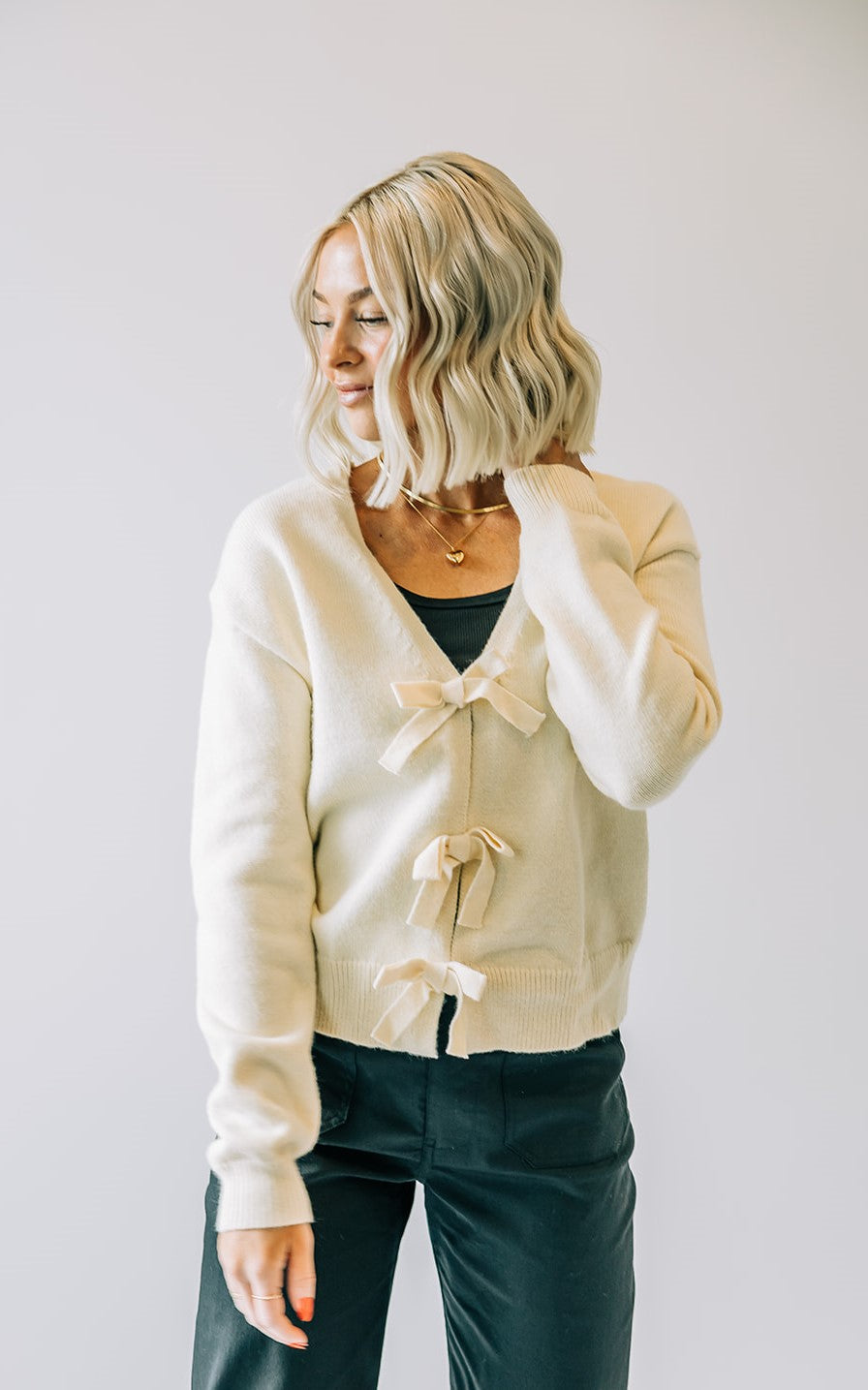 Kass Bow Cardigan