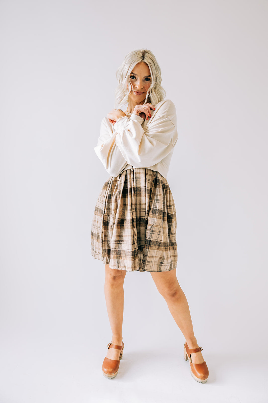 Cora Plaid Dress