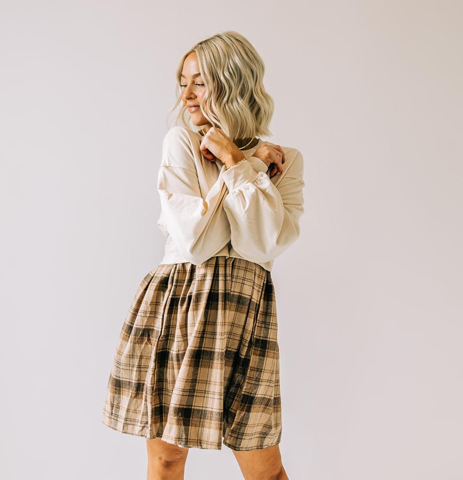 Cora Plaid Dress