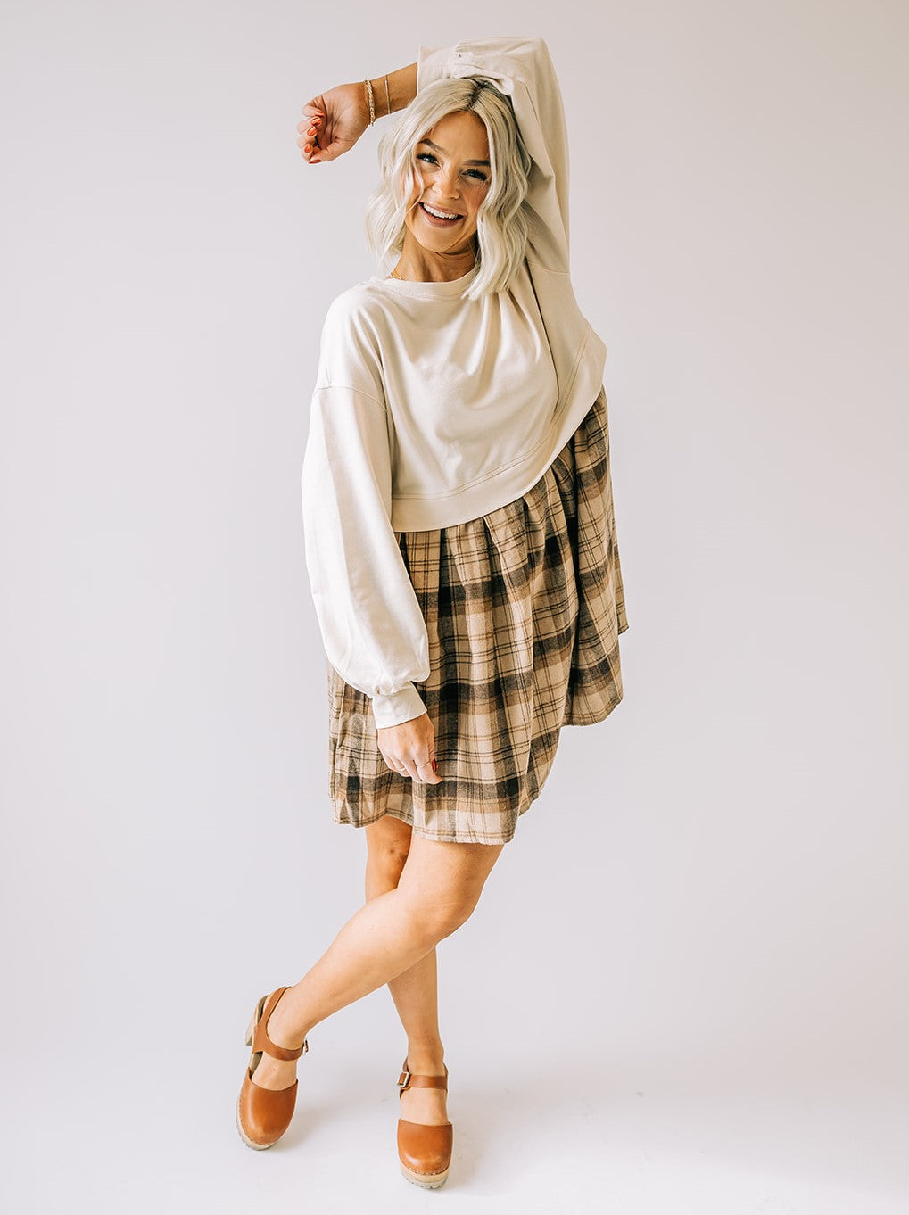 Cora Plaid Dress