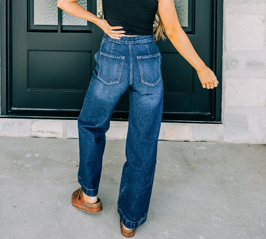 Kancan Side-Zip Denim