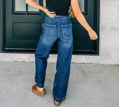 Kancan Side-Zip Denim
