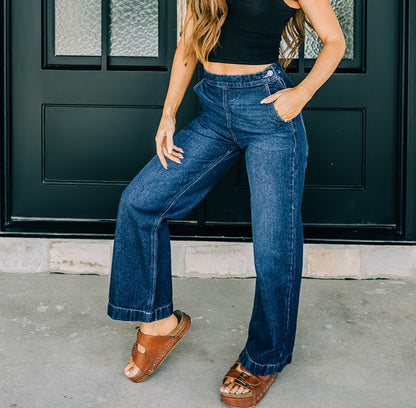 Kancan Side-Zip Denim