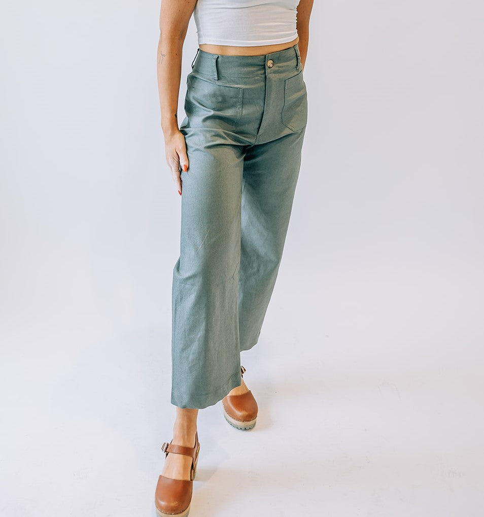 Noah Cropped Wide-Leg Pants | 5 Colors