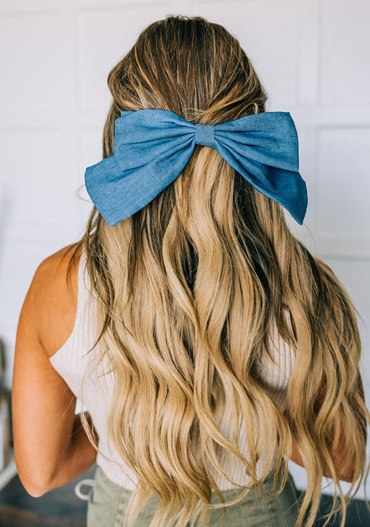 Denim Bow