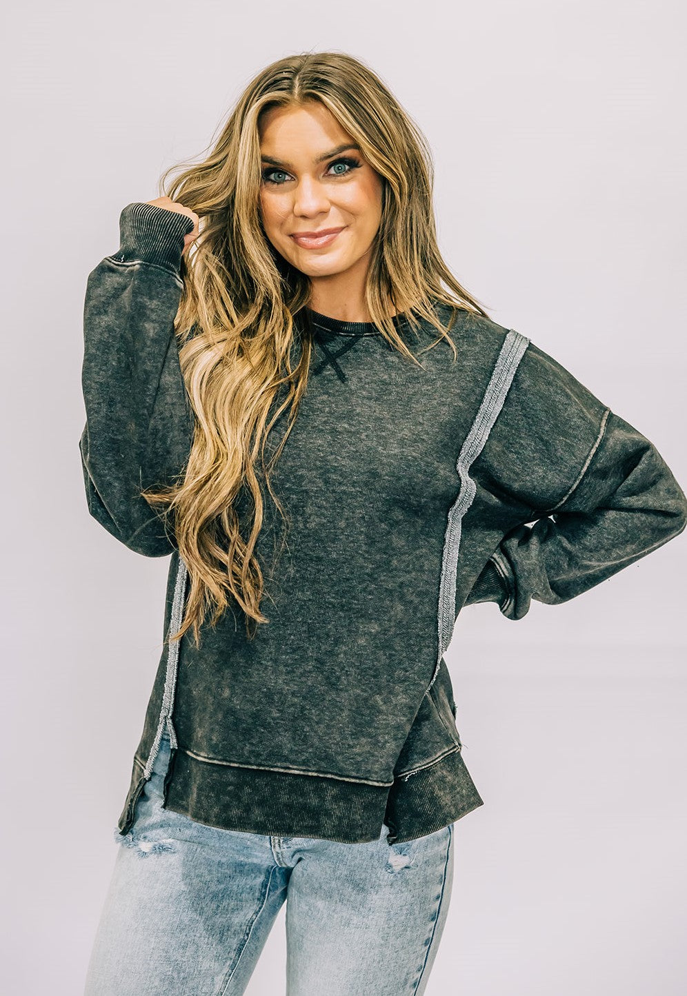 Melanie Crew-Neck Sweatshirt