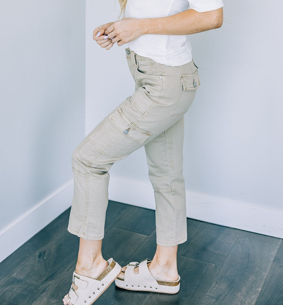 Kancan Tan Cargo Pants