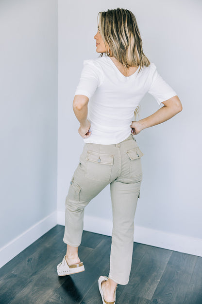 Kancan Tan Cargo Pants