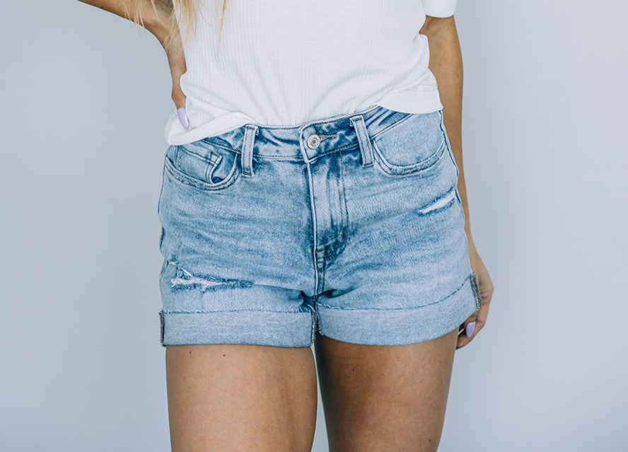 Vervet Cuffed Denim Shorts