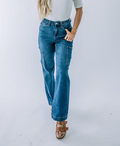 Judy Blue High Waist Cargo Denim