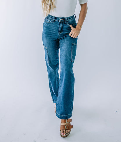 Judy Blue High Waist Cargo Denim