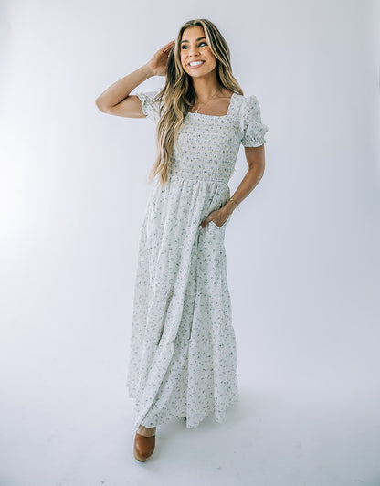 Dorothy Smocked Midi Dress