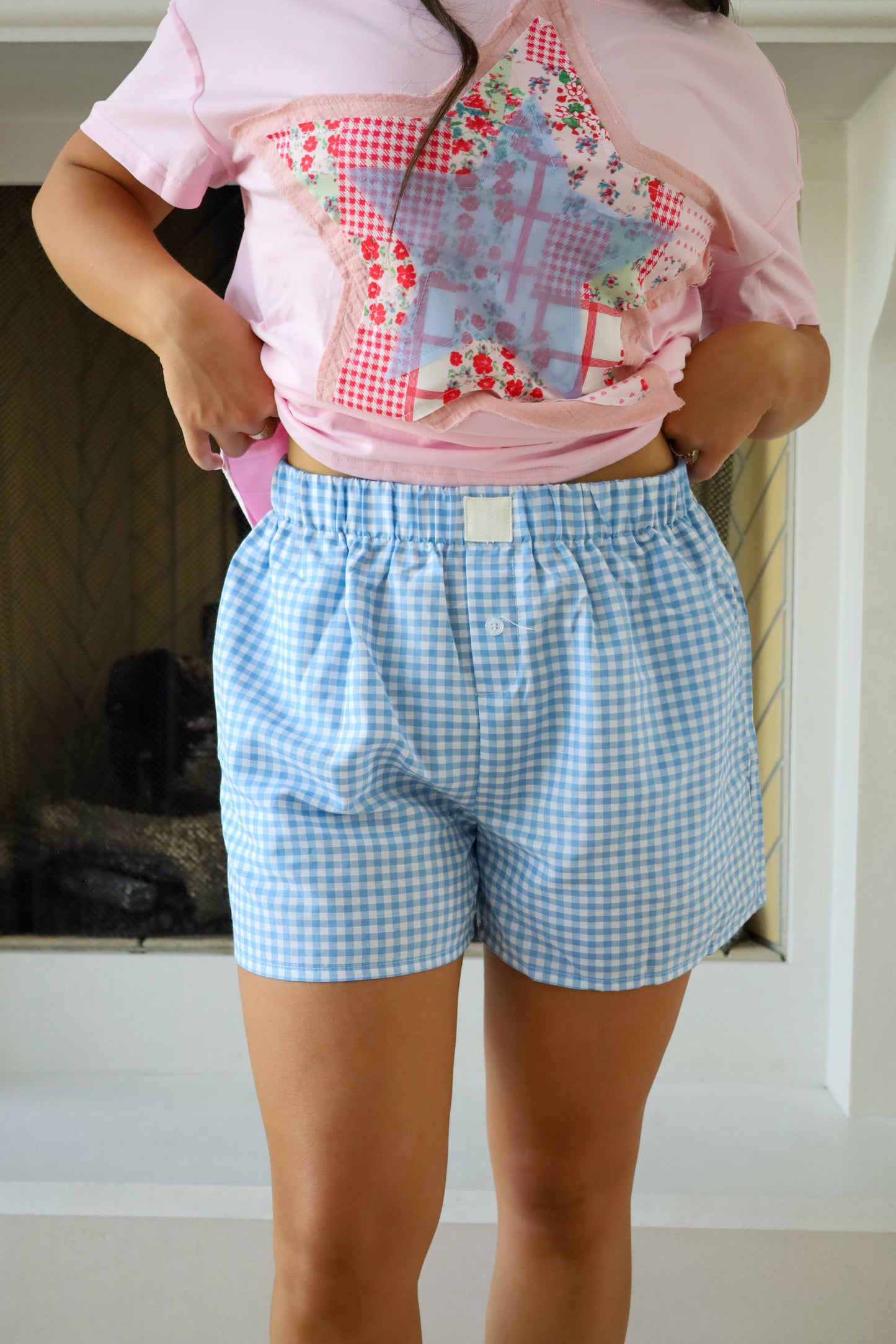 Fallon Gingham Shorts