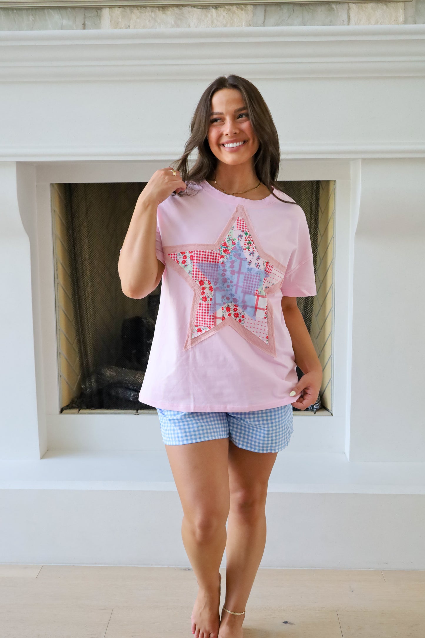 Fallon Gingham Shorts