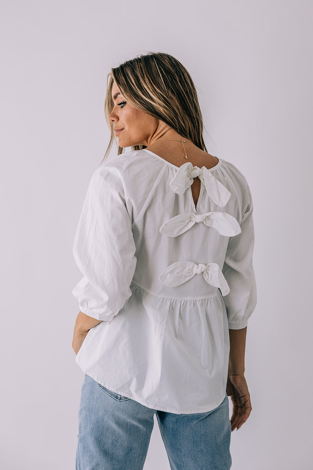 Viv Bow-Back Shirt