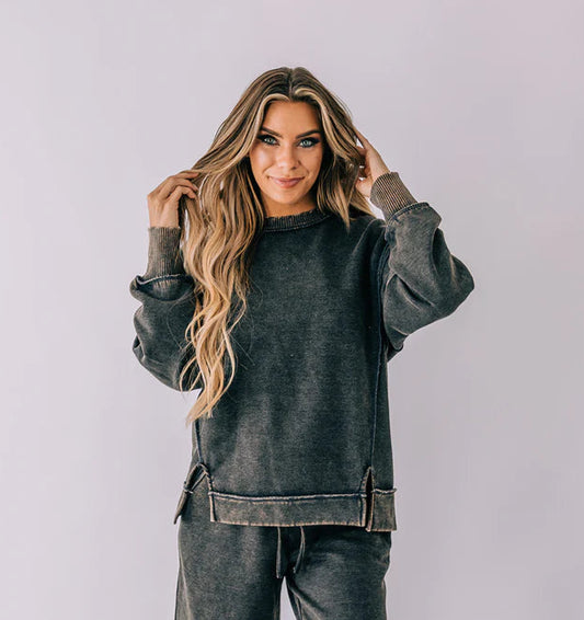 Valley Acid Wash Sweatshirt