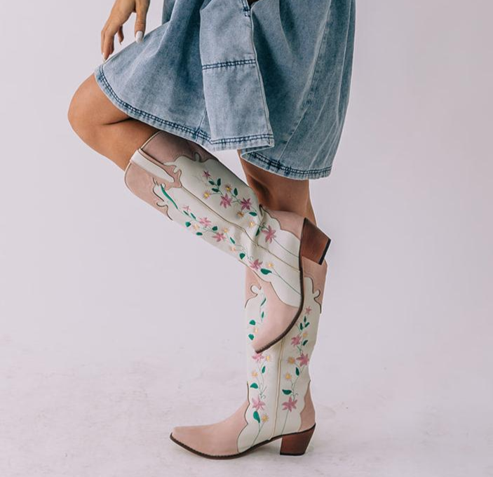 Embroidered Cowboy Boots