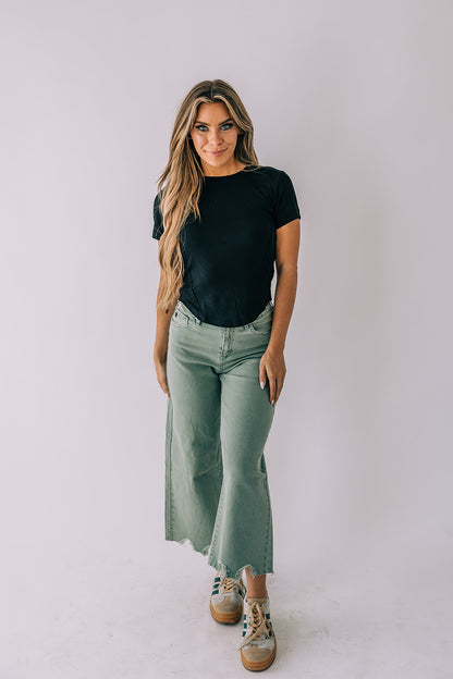 Kancan Cropped Wide Leg