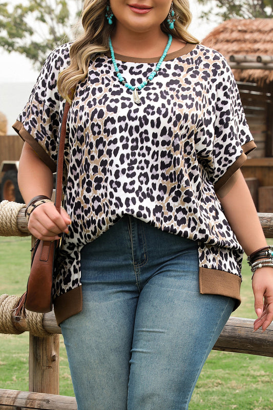 Plus Size Leopard Top