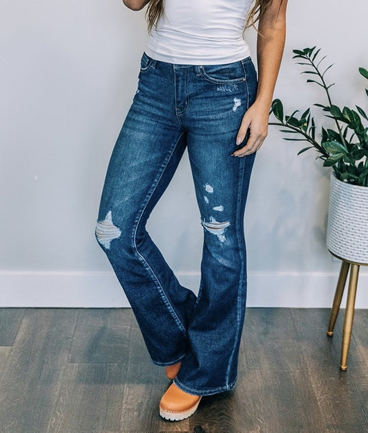 Kancan High-Rise Flare Jeans
